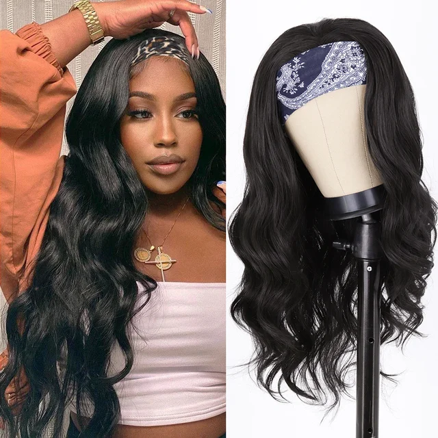 Long Wavy Wigs Black Daily Style  ELCNEPAL