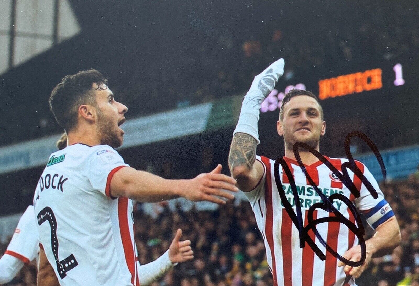 Billy Sharp Genuine Hand Signed 6X4 Photo Poster painting - Sheffield United 2