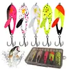 5Pcs 4g Metal Spoon Fishing Lures Spinner Bait for Bass Pike Fishing Accessories