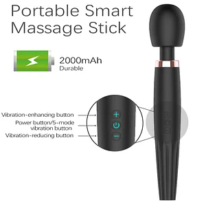 Powerful Large Female Masturbation Massage Stick Silicone Charging Orgasm Stimulation