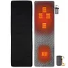 USB Rechargeable Heated Sleeping Bag Pad 3 Heat Levels 5 Heating Zones for Tent
