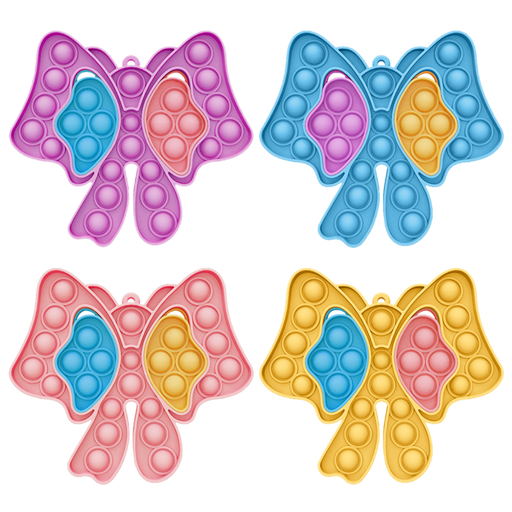 

Silicone Butterfly Push Bubble Board Autism Toy Kids Sensory Education Toy, Purple, 501 Original