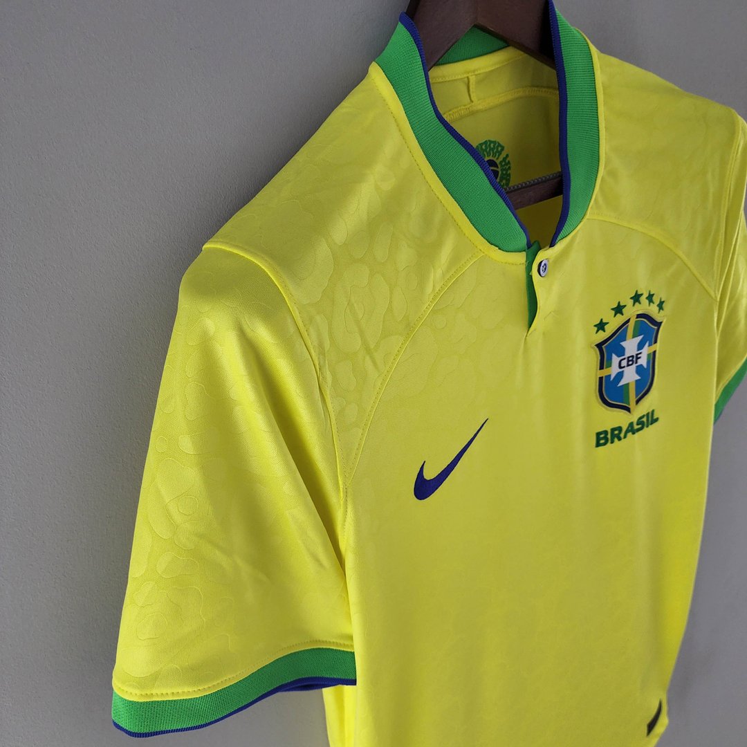 2022 World Cup Brazil Home Soccer Jersey Thai Quality