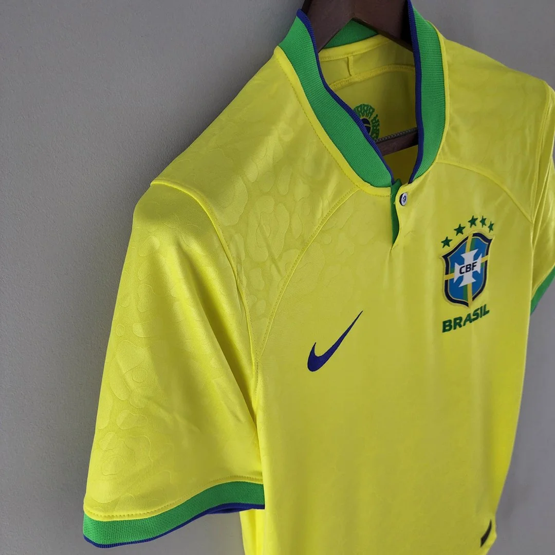 2022 World Cup Brazil Home Soccer Jersey Thai Quality