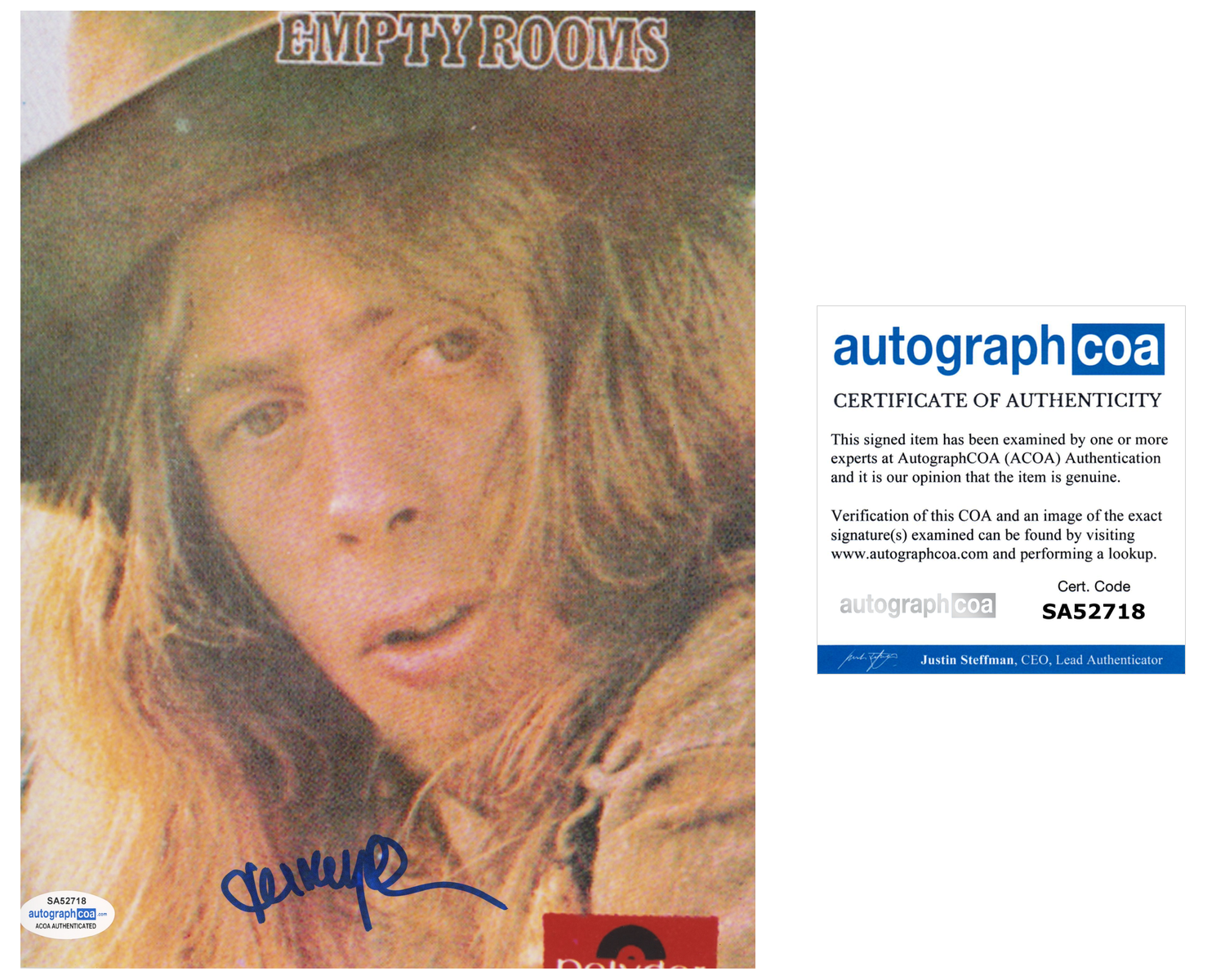 John Mayall Signed Autograph 8x10 Photo Poster painting The Bluesbreakers Guitarist ACOA COA