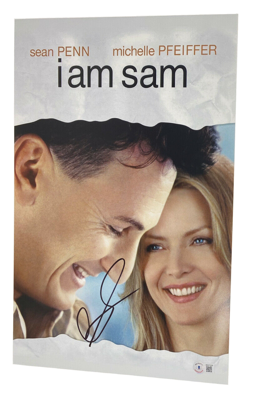 Sean Penn Signed Autographed I Am Sam 11x17 Movie Poster Photo Poster painting Beckett COA