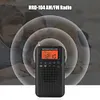 HRD-104 AM FM Radio Digital Display Pocket Radio with 40mm Driver Speaker