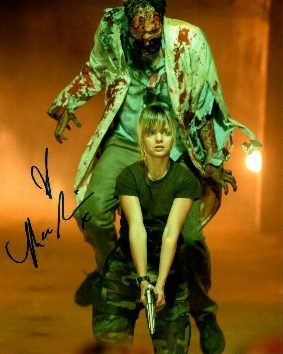 MENA SUVARI Signed Autographed DAY OF THE DEAD SARAH BOWMAN Photo Poster painting