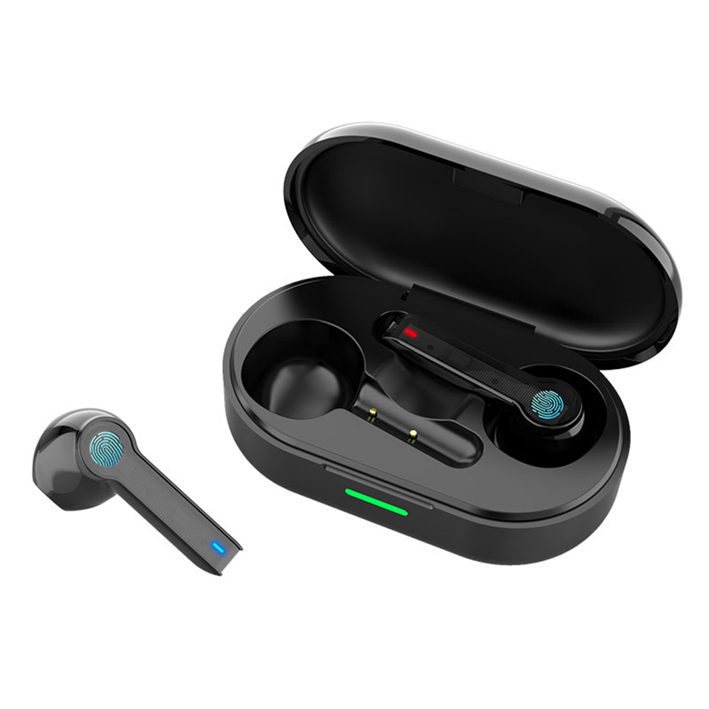 

L32 TWS Wireless Headphones Bluetooth 5.0 Headset w/ Mic + Breathing Light, Blue, 501 Original