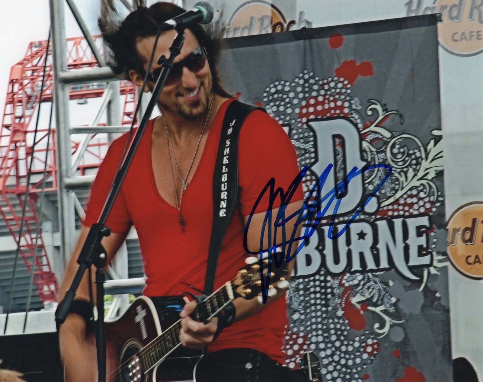 J.D. Shelburne Country Rocker Signed 8x10 Photo Poster painting w/COA #1
