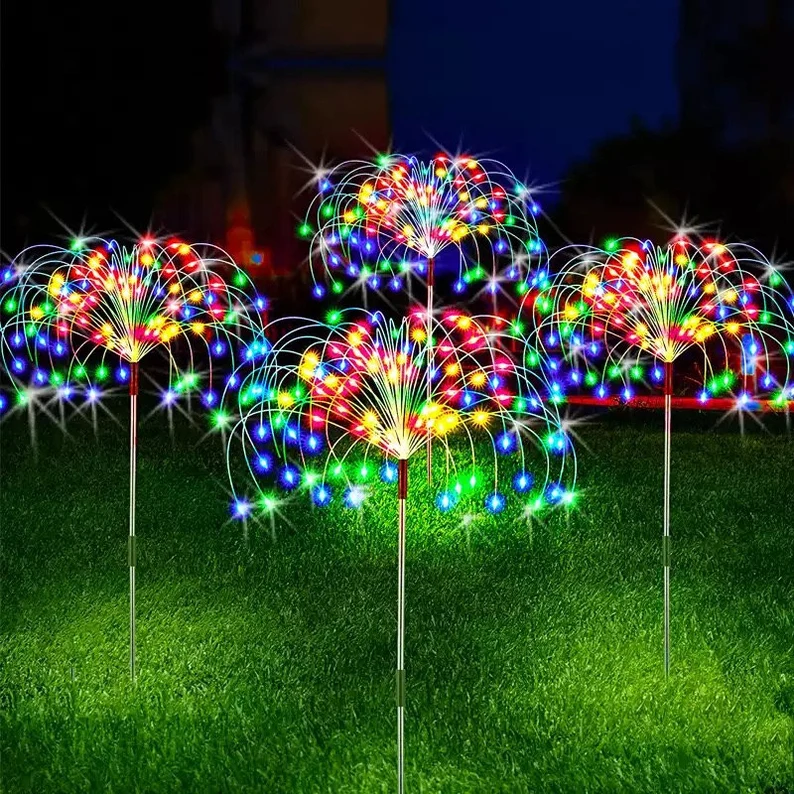 New Year's Gift - Waterproof Solar Garden Fireworks Lamp