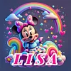 Minnie - DIY Personalisiert Disney Namen Voller Diamant Malerei