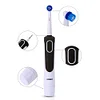AZ-2 Pro Electric Toothbrush Rotating for Adults Deep Clean Power Battery Electric Tooth Brush + 4 Replaceable Tooth Brush Heads