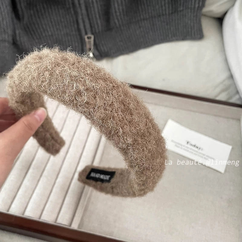 Elegant Retro Solid Color Cloth Hair Band