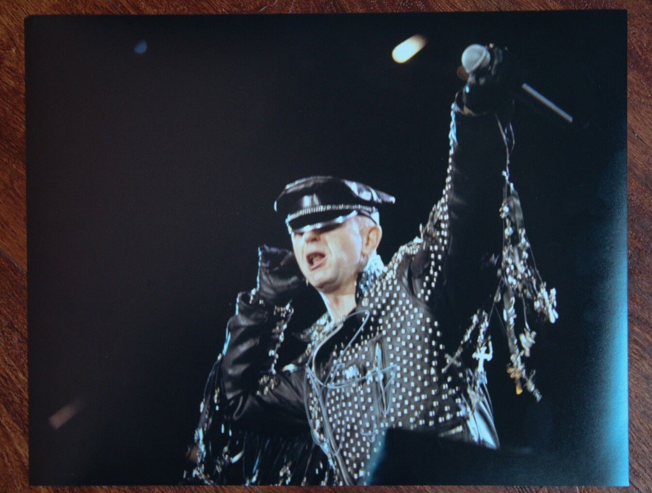 GFA Judas Priest Band * ROB HALFORD * Signed 11x14 Photo Poster painting R4 PROOF COA