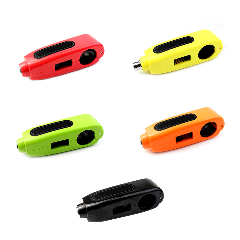 

Universal Motorcycle Brake Throttle Grip Scooter Handlebar Anti Theft Locks, Yellow, 501 Original