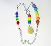 LGBT gifts, rear view mirror car charm, gay pride flag rainbow love charm