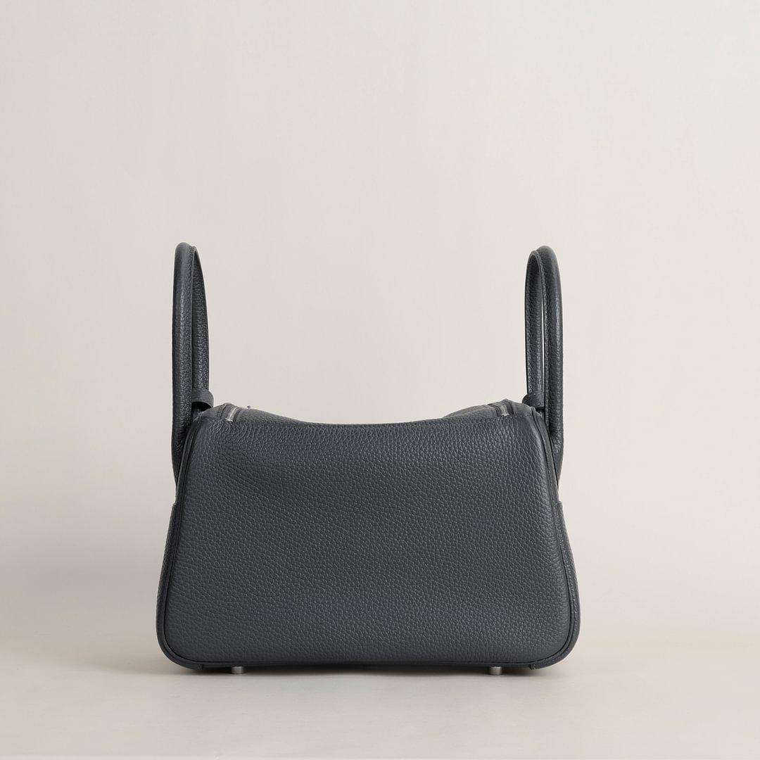 Lindy 26cm Clemence leather H0 Gris misty&nbsp; PHW