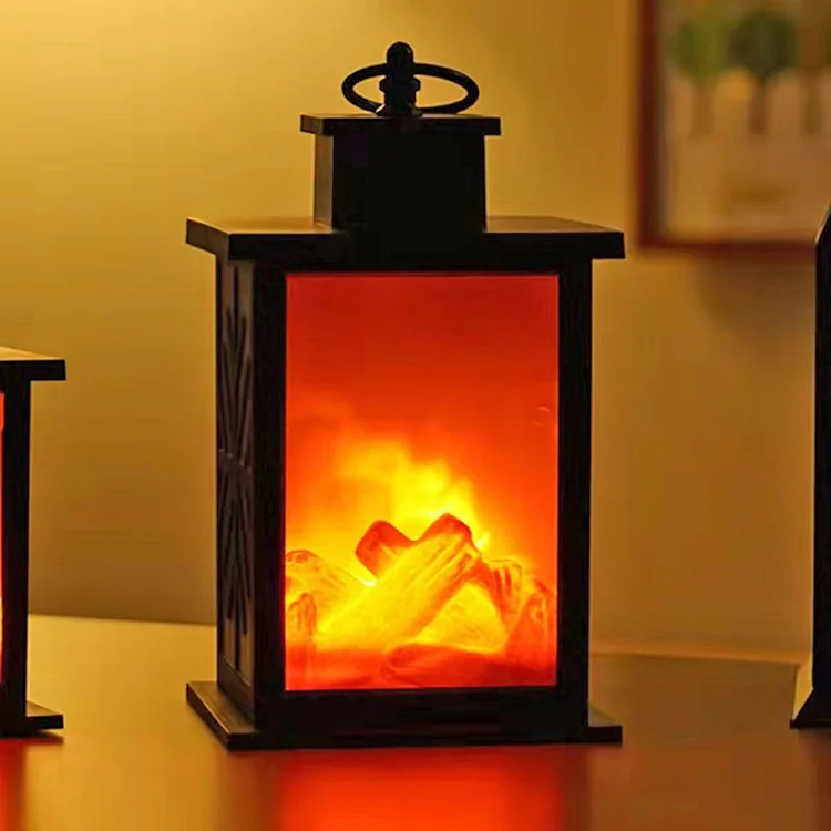 Intelligent touch flame fireplace wind lamp | 168DEAL