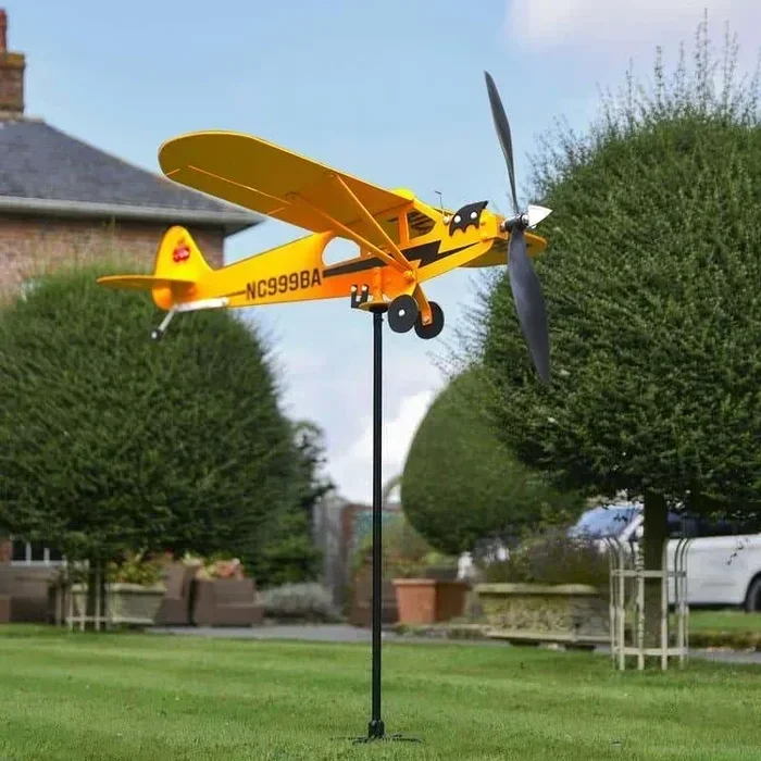 🔥Last day 49% OFF🔥Piper J3 Cub Airplane Weathervane🎁Perfect gift for flight lovers