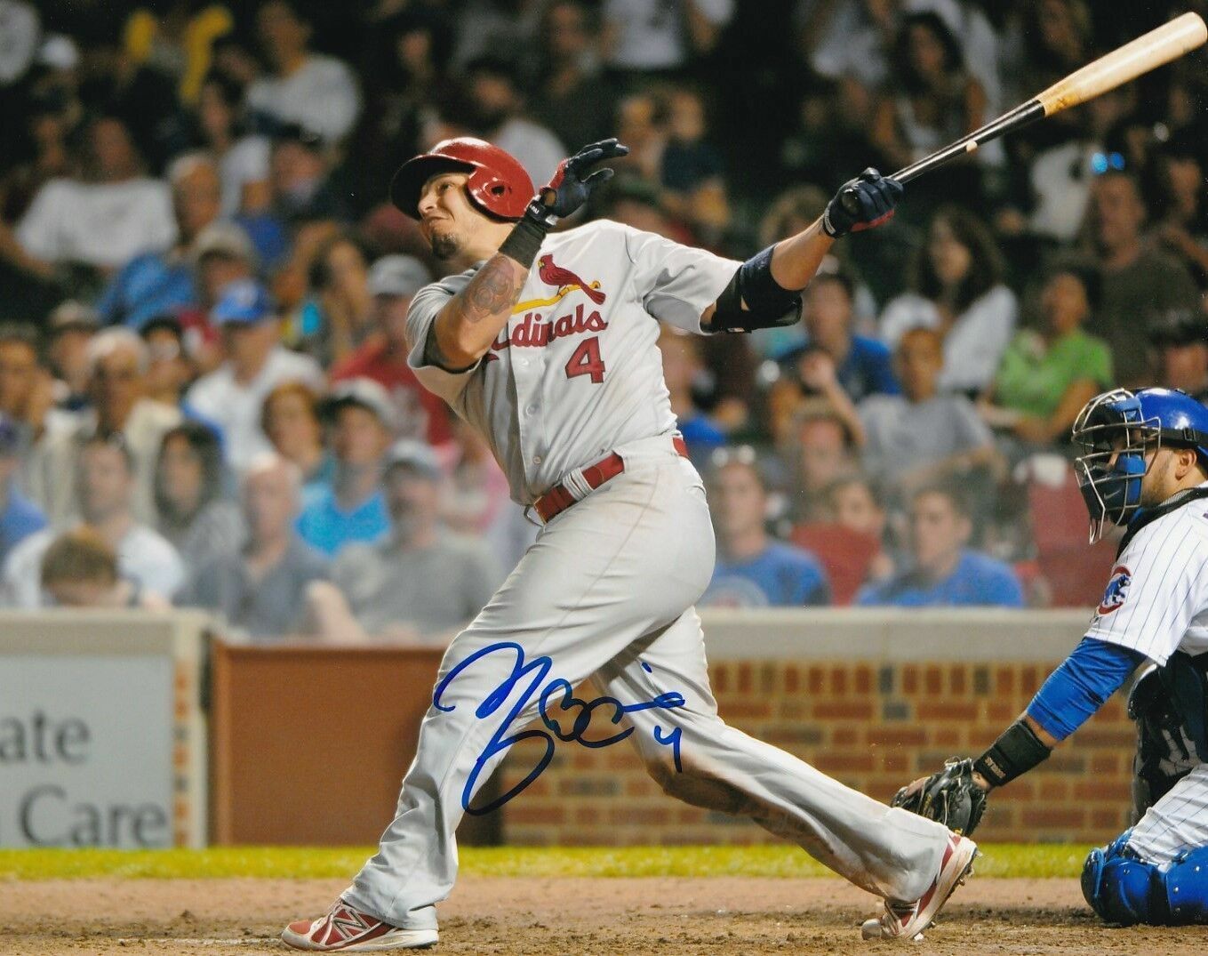 Yadier Molina Autographed Signed 8x10 Photo Poster painting ( Cardinals ) REPRINT