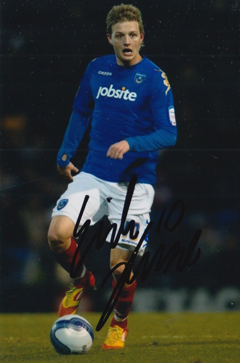 PORTSMOUTH HAND SIGNED ERIK HUSEKLEPP 6X4 Photo Poster painting 1.