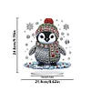 Acryl Winter Pinguin doppelseitig - 5d DIY Handwerk Ornament