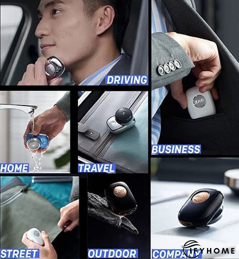 Mini-Shave Portable Electric Shaver Pocket Size Wet Dry USB Rechargeable Hair Remover | IFYHOME