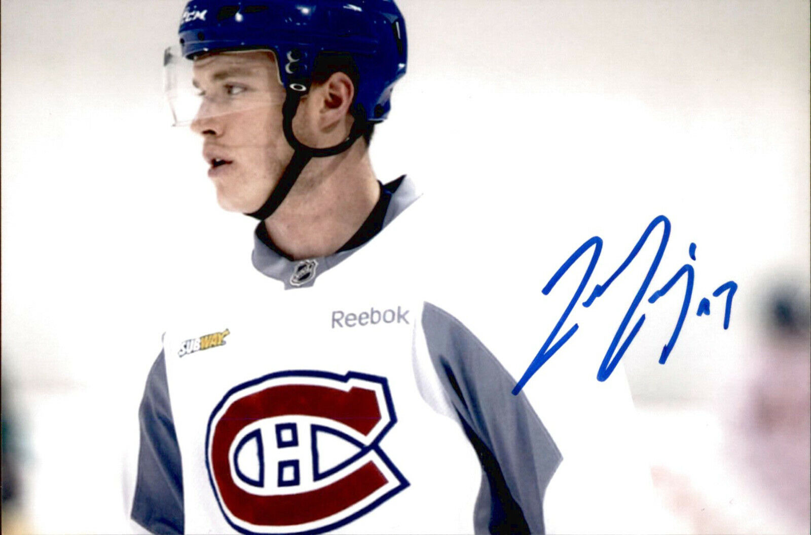 Connor Crisp SIGNED 4x6 Photo Poster painting MONTREAL CANADIENS #2