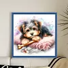 Bone Puppy-11CT Stamped Cross Stitch 40*40cm/15.75*15.75in tapestrymarket