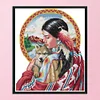 Indian Girl-14CT Stamped Cross Stitch Kit(36*42cm)