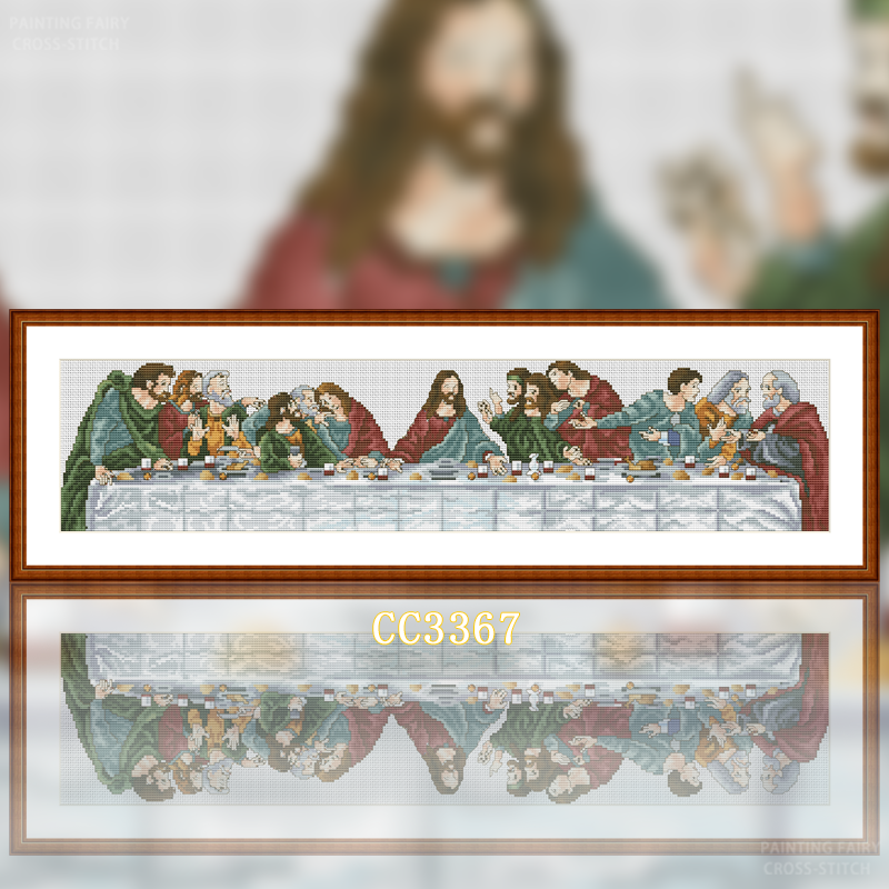 [CC3367-The Last Supper]  Painting Fairy Cross Stitch