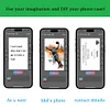 DIY Four-Color Ink Screen Mobile Phone Case 𝐀𝐏𝐏 Smart Projection Screen Suitable For Apple 13-16 Mobile Phone Anti-Fall Protection