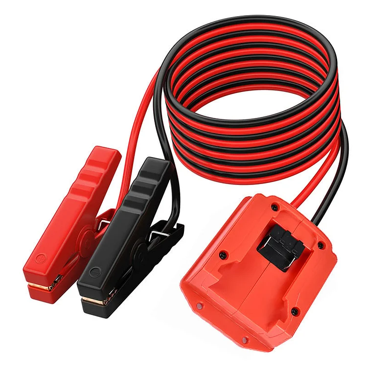 🚗Tool HOT Sale 🔥6FT 12AWG Car Battery Jumper Cable with Adapter 