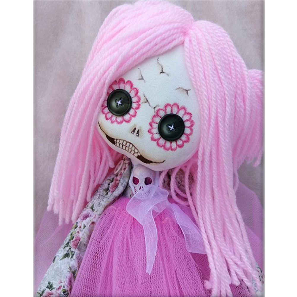 

30*40CM - Round Drill Diamond Painting - Cartoon Dolls, 501 Original