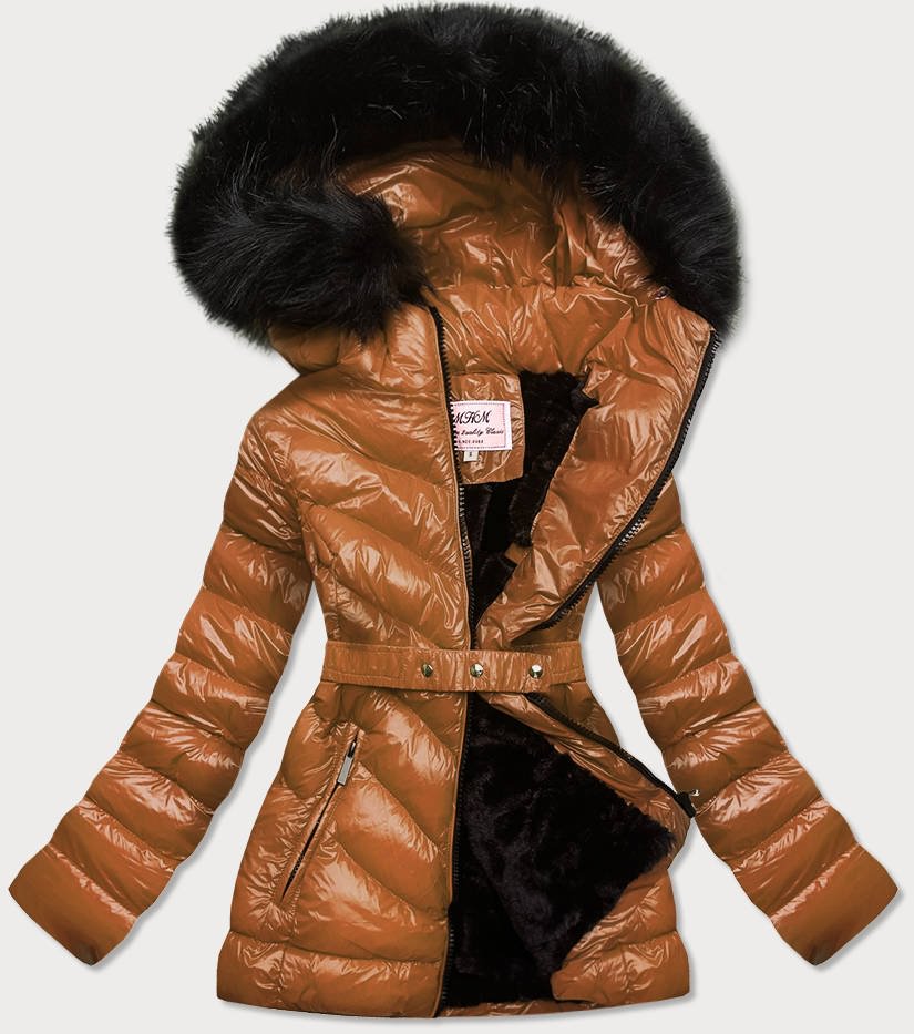 新品未使用caramel ＊BEAR COAT, CHARCOAL MELTON