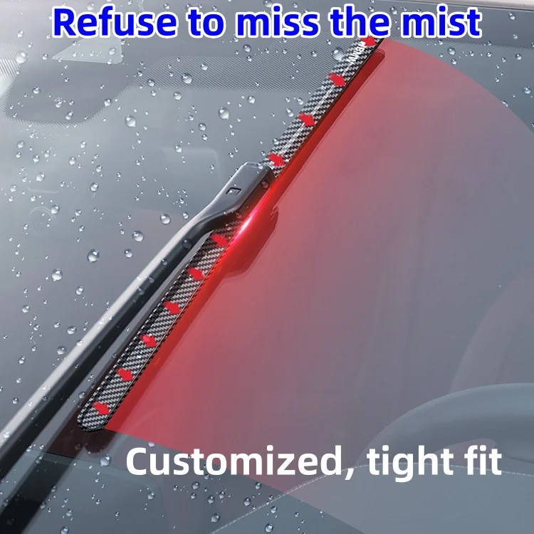 Carbon fiber pattern exclusive logo wiper(2PC)