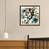 Diamond Painting-DIY Full Round Drill Tiger（40*40CM）