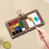 Pocket Artist Watercolor Travel Set Mini Watercolor Paint Set for Travel Drawing