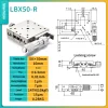 Precision micro-adjustment XY axis displacement platform, stainless steel LBX/LBY-40/50/60/70/80/100 manual slide