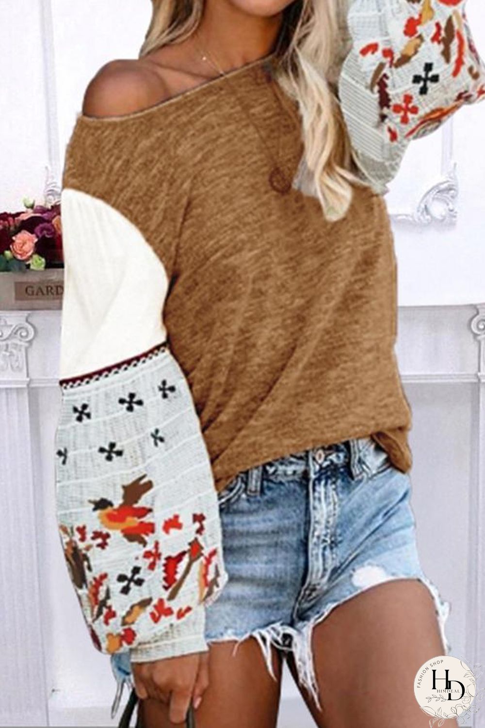 Round Neck Long Sleeve T-shirt P14433