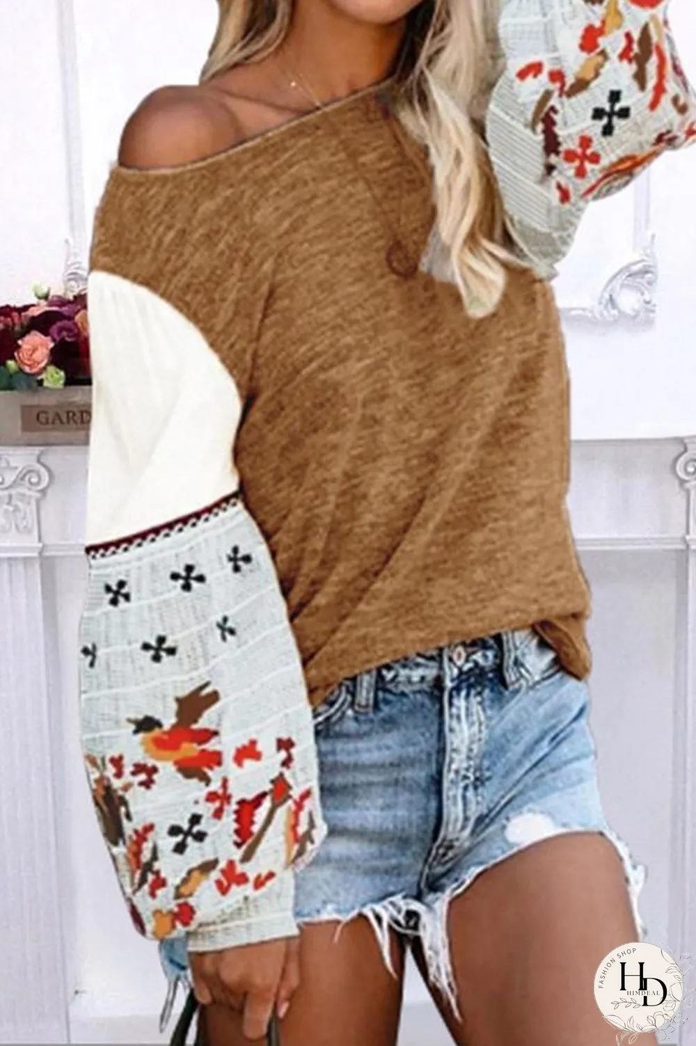 Round Neck Long Sleeve T-shirt P14433