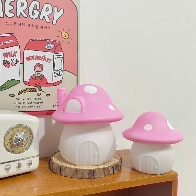 Casual Minimalist Mushroom Pvc Indoor Party Night Lights