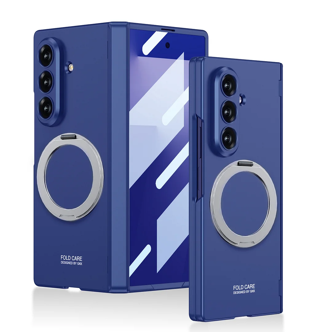 Compatible with Samsung ZFold7/6 mobile phone case 5/4 external 360 rotating bracket magnetic wireless charging ultra-thin protective cover