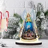 Diamond Painting Xmas Angel Wooden Desktop Ornament
