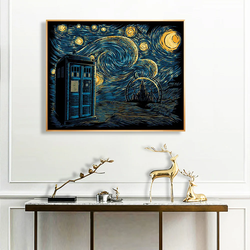 Full Printed Cross Stitch 11CT - Doctor Who(50*40cm)