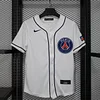 2025/2026 Psg Paris Saint-Germain Baseball Uniform White Football Shirt 1:1 Thai Quality