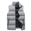 Men's Classic Stand Collar Puffer Vest - Lightweight Padded Outerwear Bodywarmer Body Warmer with Pockets by Inlyline
