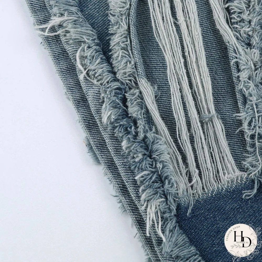 Women Fashion Ripped Denim Shorts Casual Summer Slim Short Jeans Legging Pant Plus Size S-