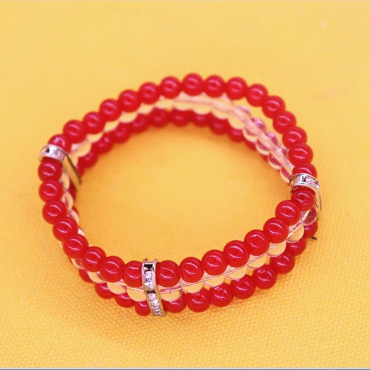 New Simple Braided Stretch Thread Beaded Bracelet